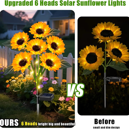 Sunflower Solar Lights