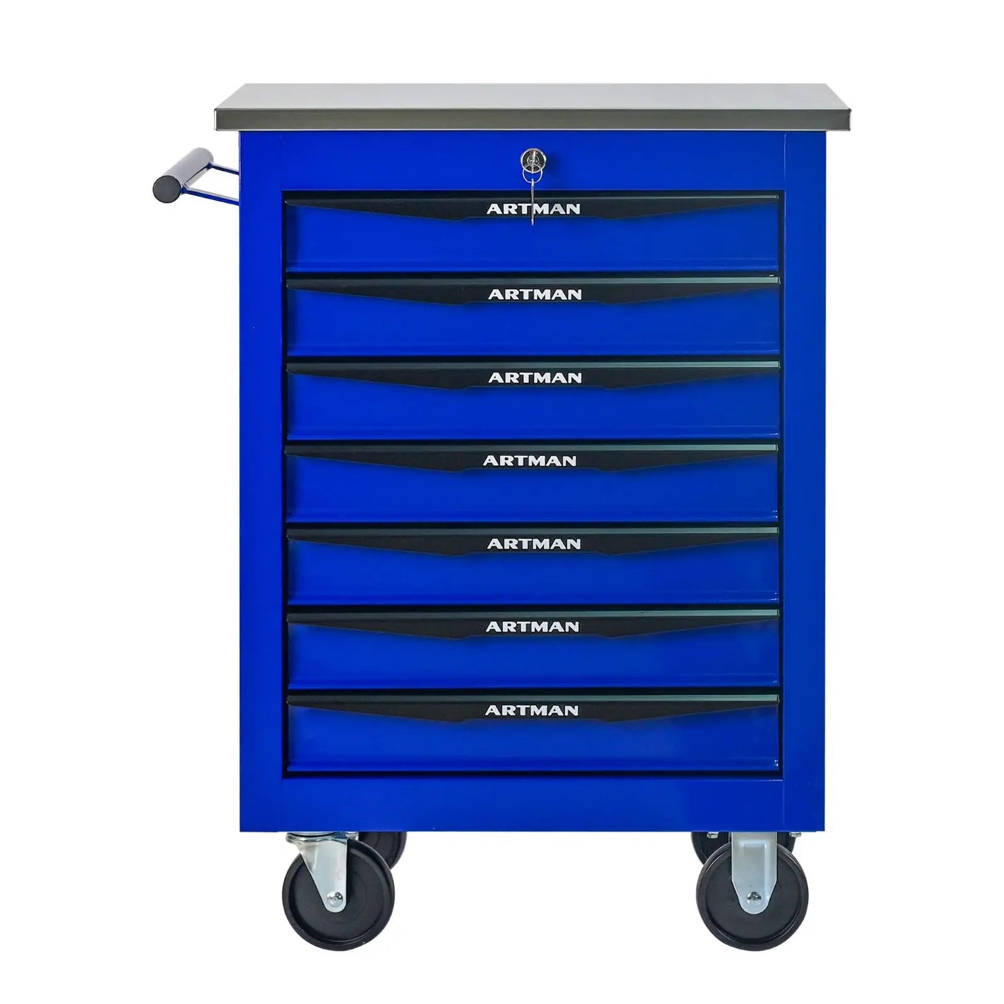 7 Drawer Rolling Tool Box Steel Metal Cart
