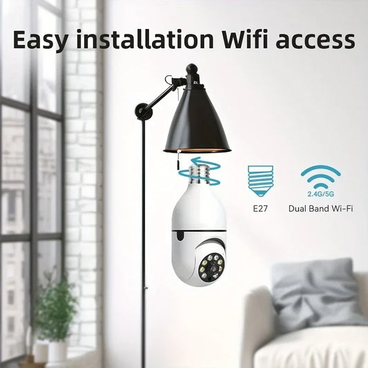 Light Bulb Security Cameras Outdoor Wireless