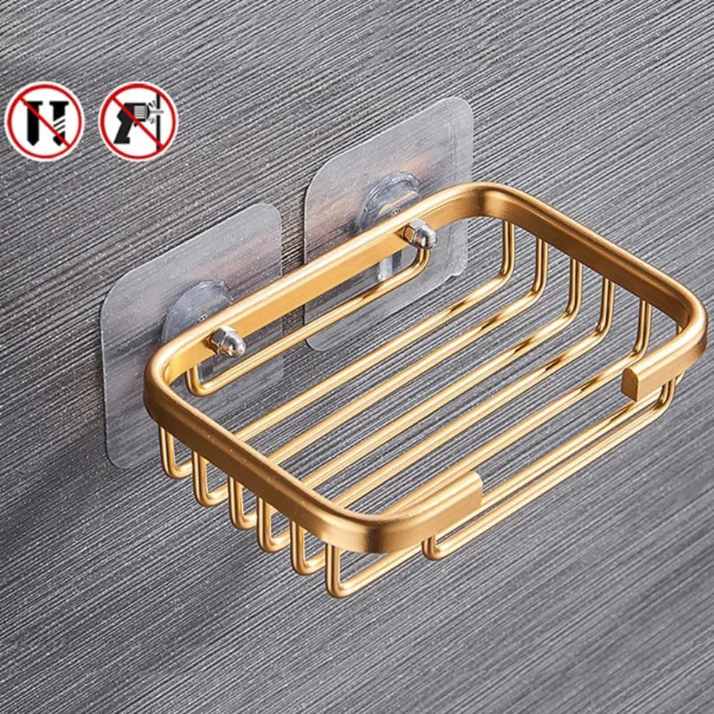 Aluminum Adhesive Soap Dish Holder