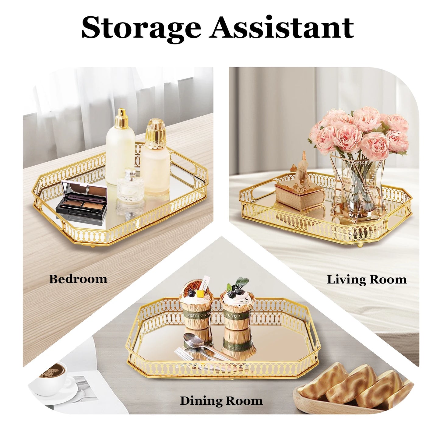Gold Decorative Tray