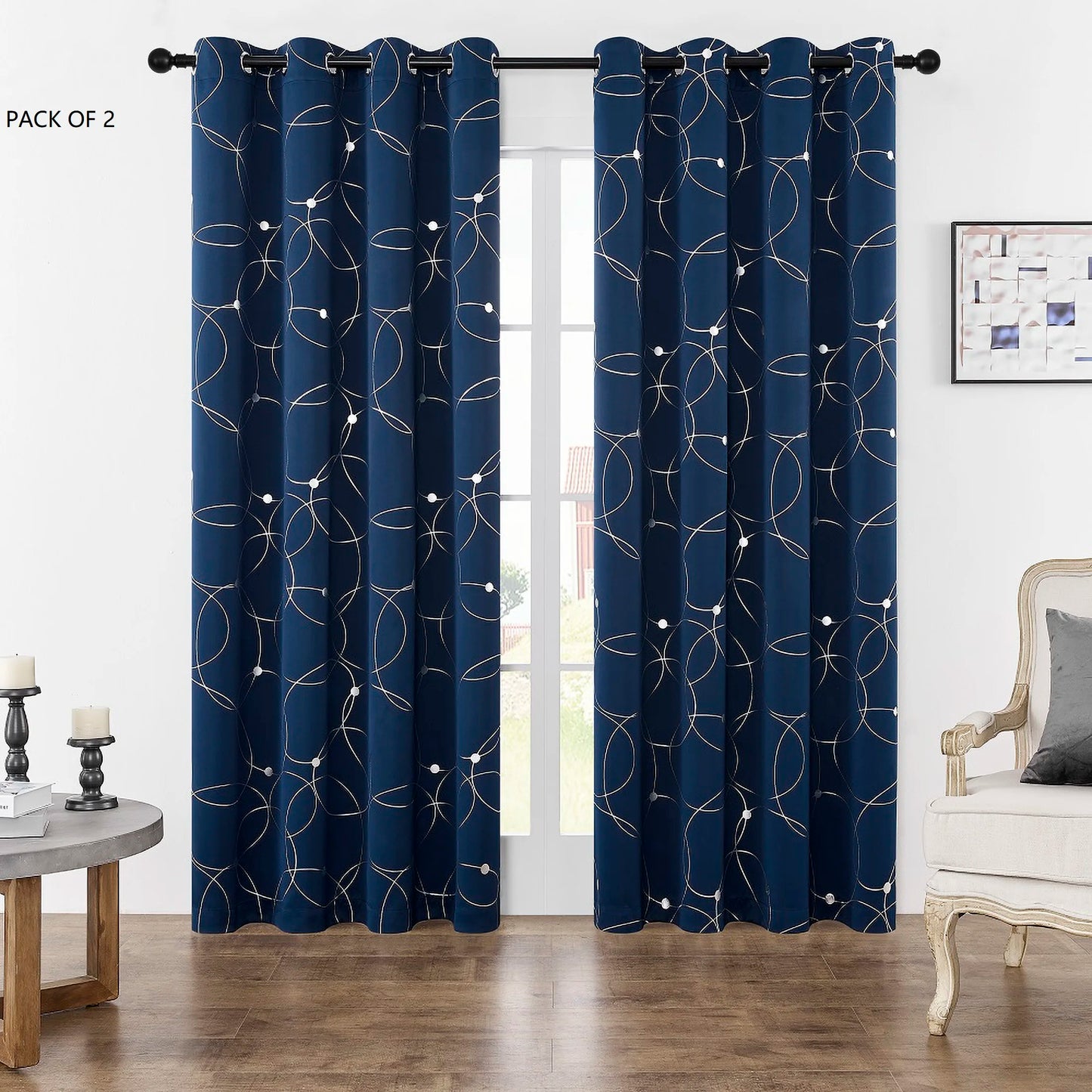 Pack Of 2 Blackout Curtains