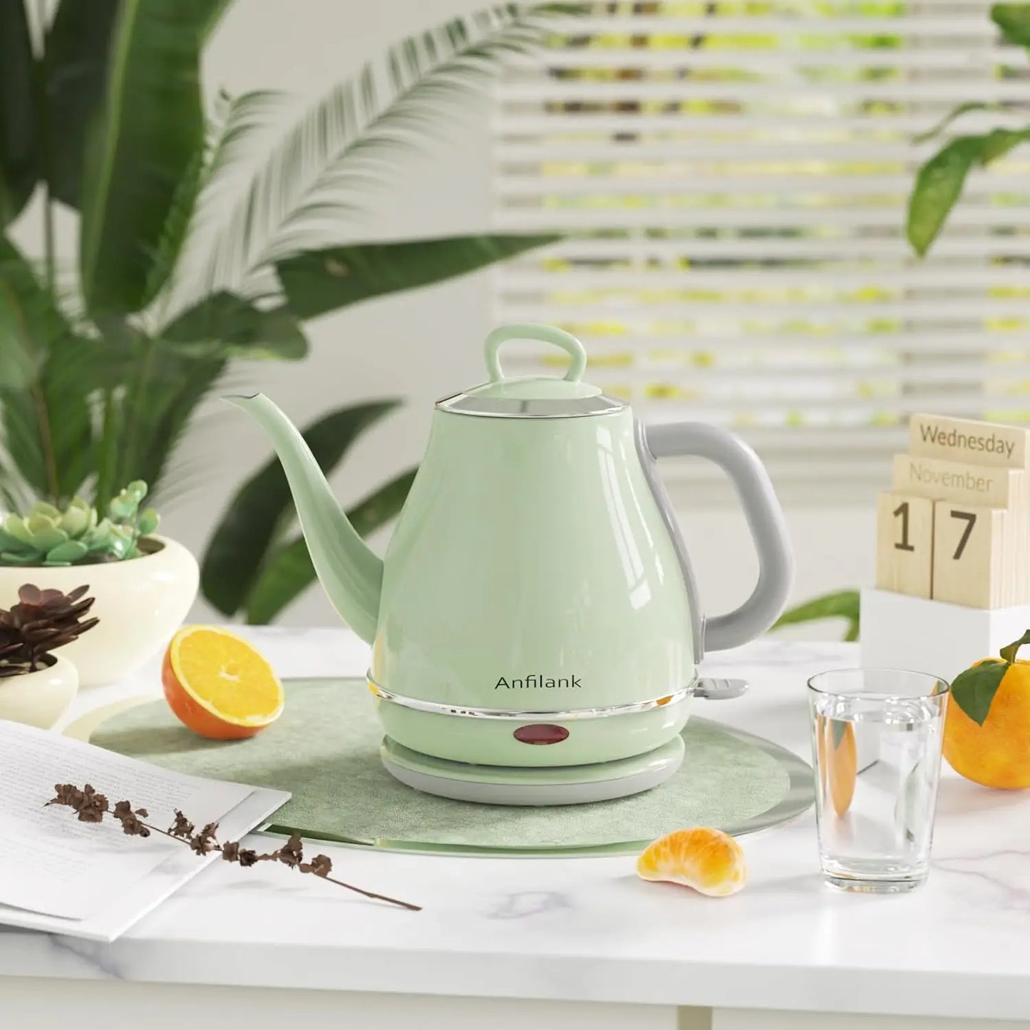 1L Electric Gooseneck Kettle