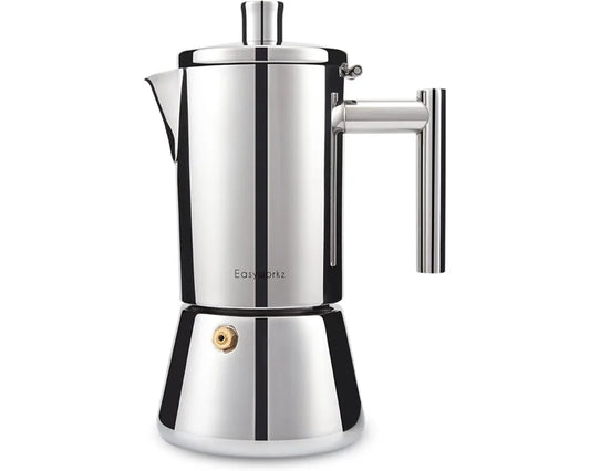 Stainless Steel Stovetop Espresso Maker 12 Cup