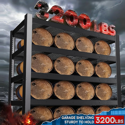 Heavy-Duty Metal Storage Rack