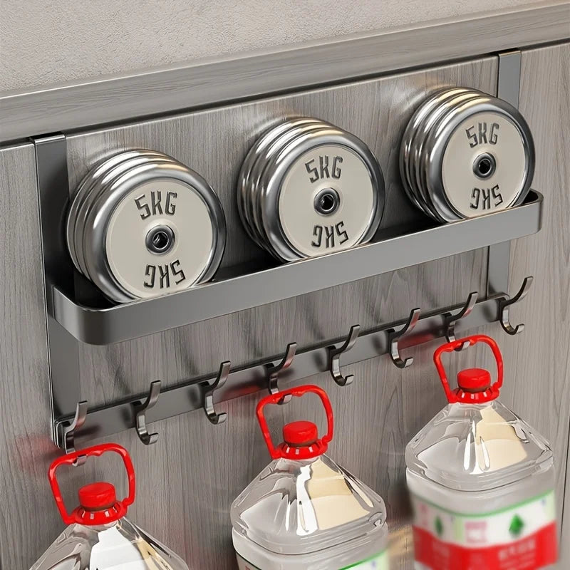 Aluminum Door Back Hooks Organizer