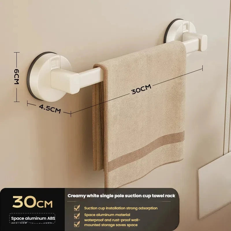 Bathroom Suction Cup Towel Rack