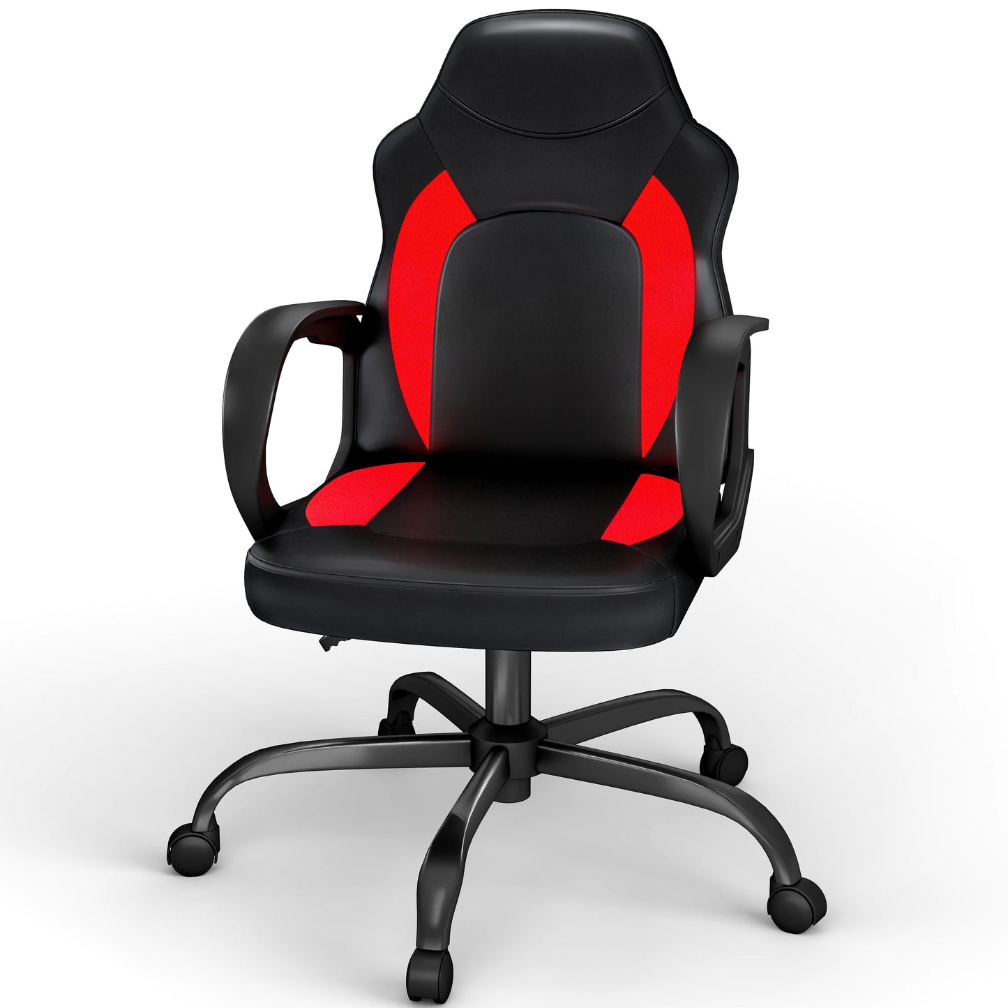 Ergonomic PU Leather Adjustable Swivel Office Chair