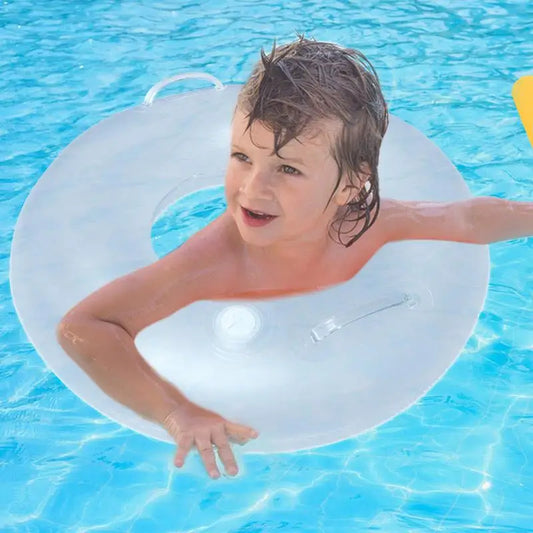 Inflatable Glitter LED Swim Rings For Kids