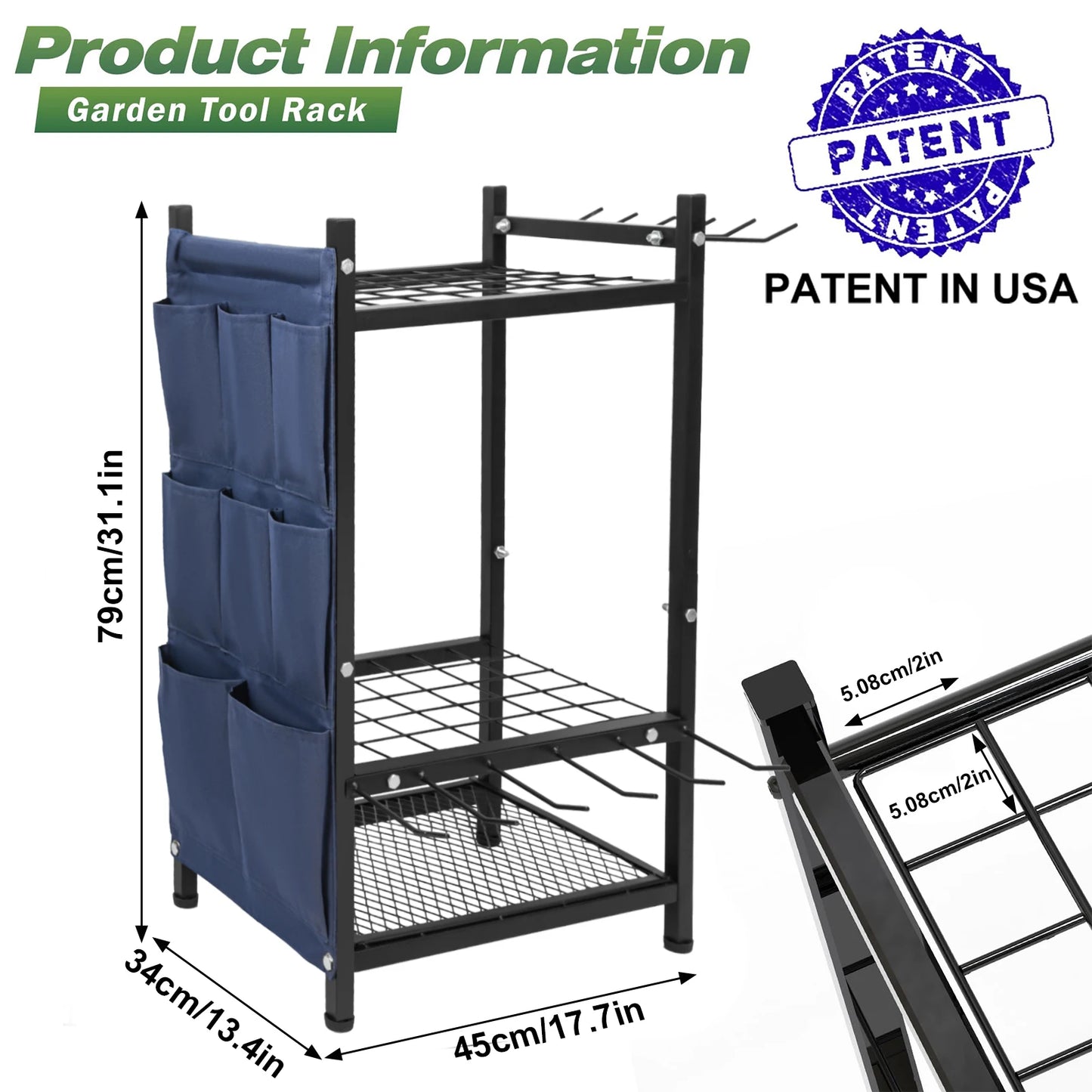 Garden Tool Organizer for Garage