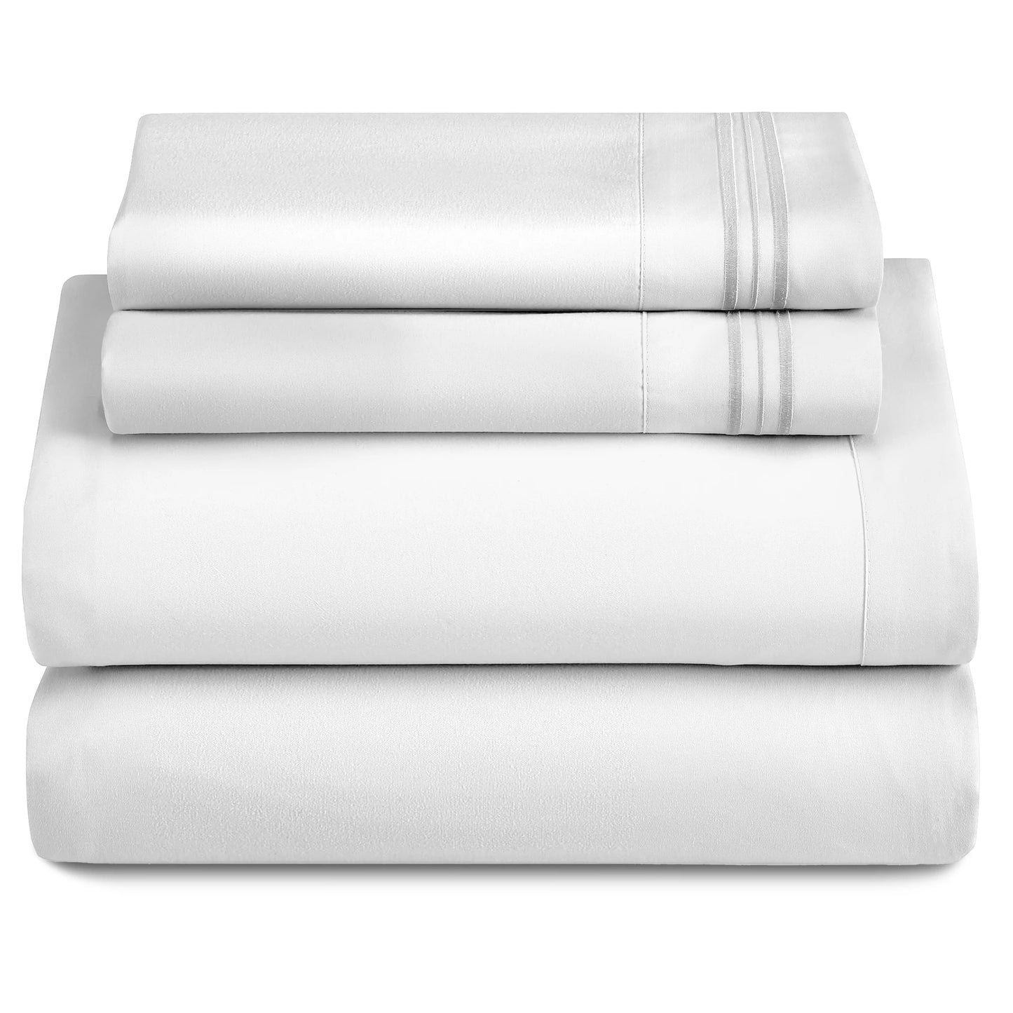 3 Piece Ultra-Soft Microfiber Bed Sheet Set