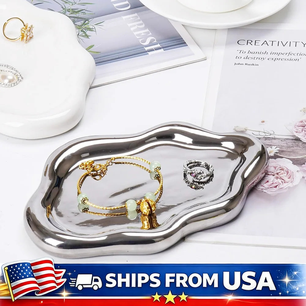 Jewelry Tray with Cloud Design