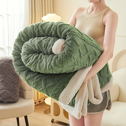 Jacquard Sherpa Weighted Blanket