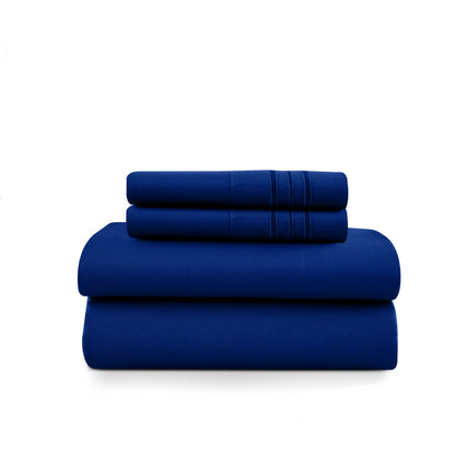 3 Piece Ultra-Soft Microfiber Bed Sheet Set