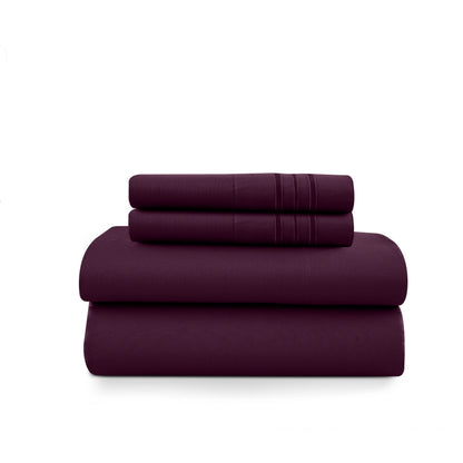 3 Piece Ultra-Soft Microfiber Bed Sheet Set
