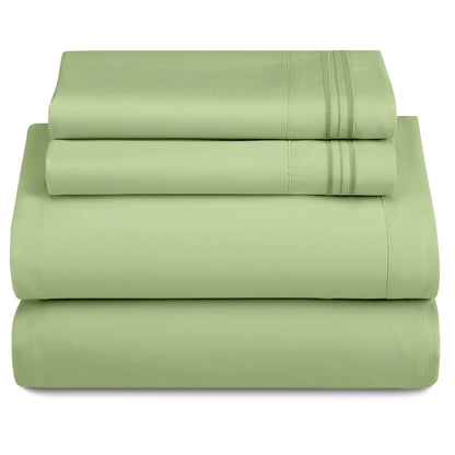 3 Piece Ultra-Soft Microfiber Bed Sheet Set