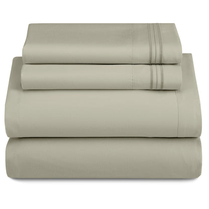 3 Piece Ultra-Soft Microfiber Bed Sheet Set