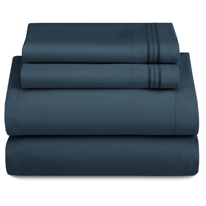 3 Piece Ultra-Soft Microfiber Bed Sheet Set