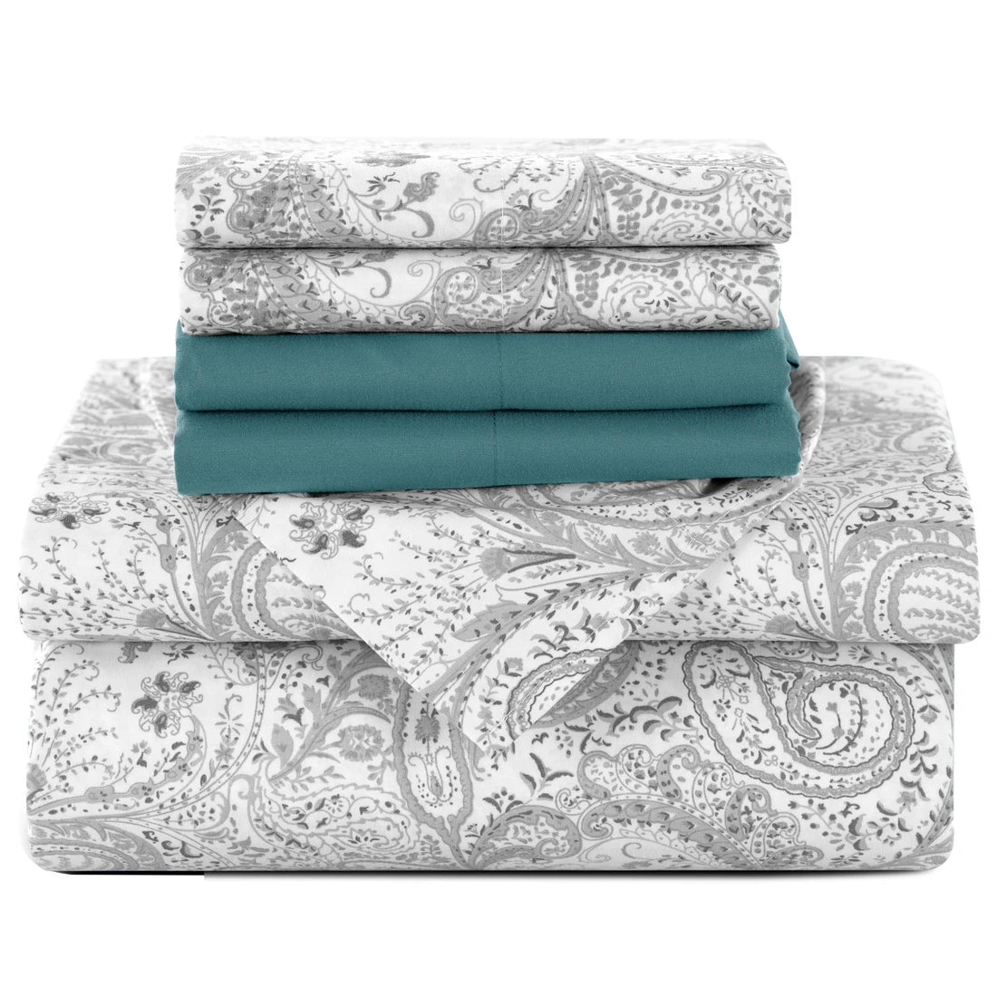 Lux Decor 6Pc Paisley Sheet Set
