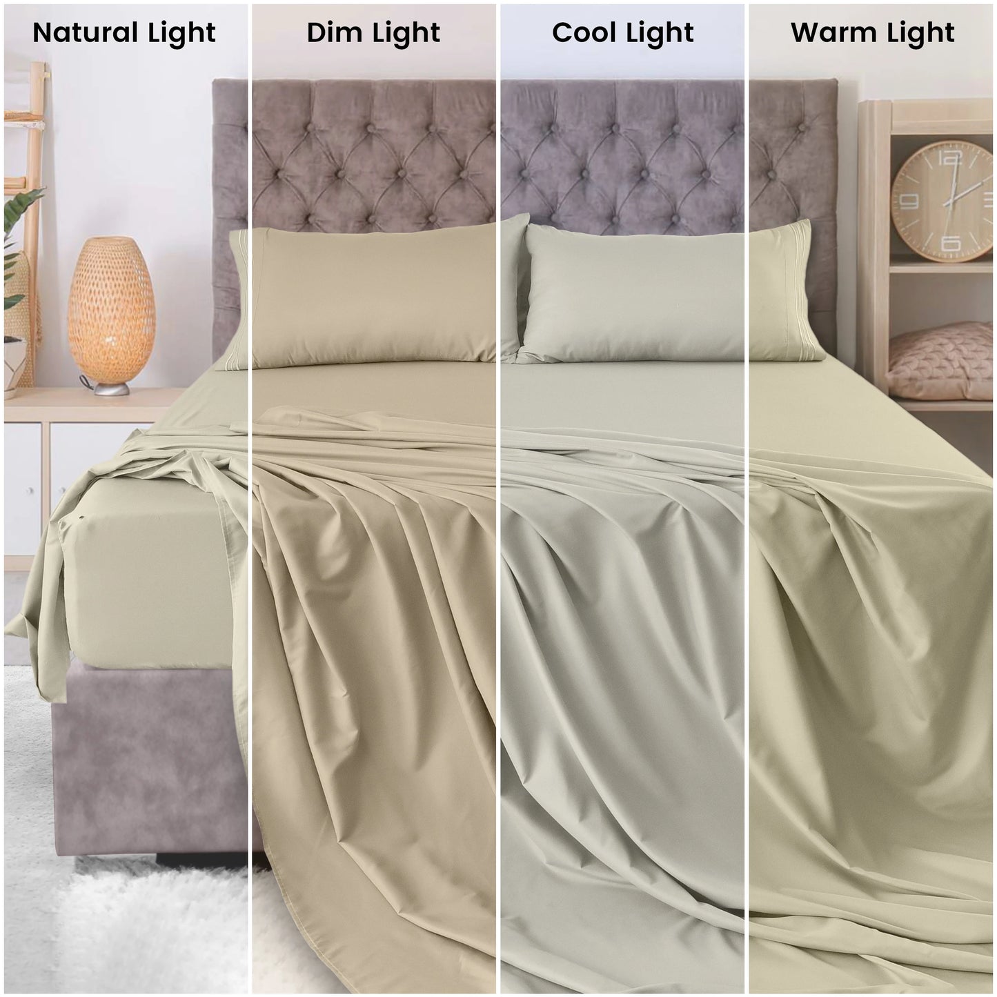 3 Piece Ultra-Soft Microfiber Bed Sheet Set