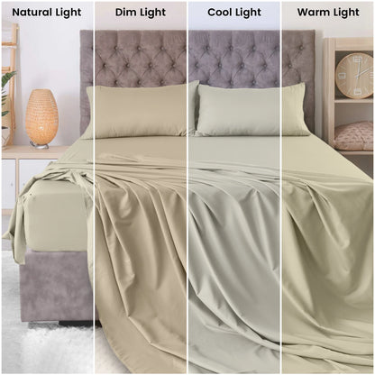 3 Piece Ultra-Soft Microfiber Bed Sheet Set