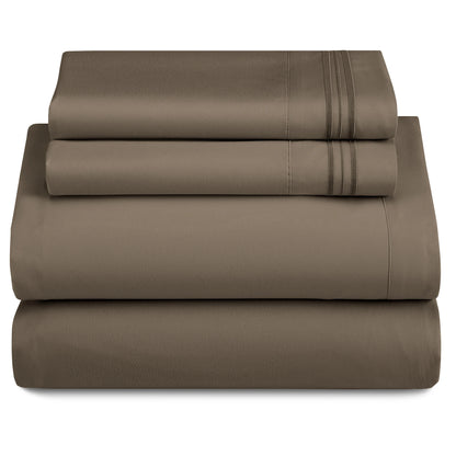 3 Piece Ultra-Soft Microfiber Bed Sheet Set