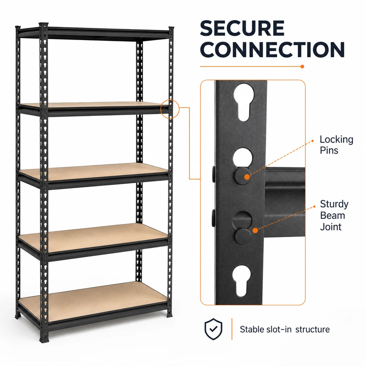 5-Tier Garage Shelving Unit