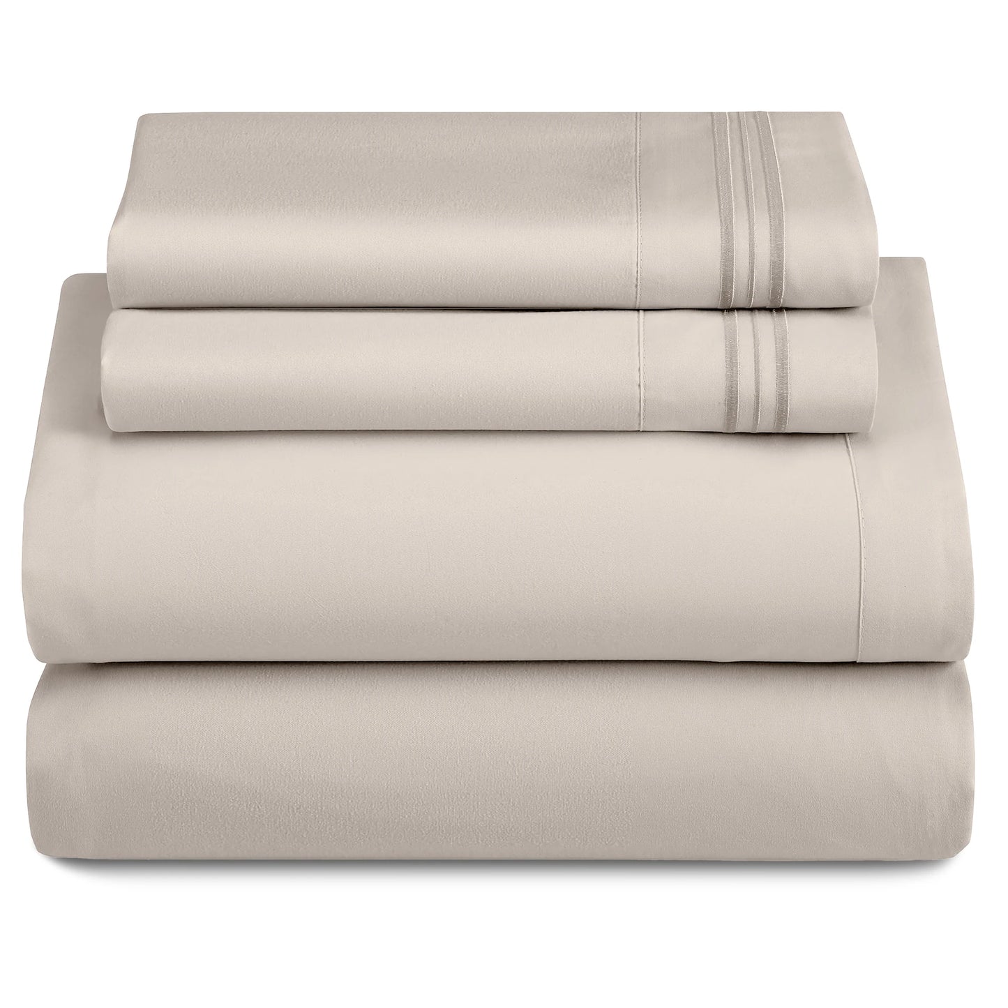 3 Piece Ultra-Soft Microfiber Bed Sheet Set