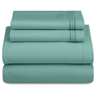 3 Piece Ultra-Soft Microfiber Bed Sheet Set