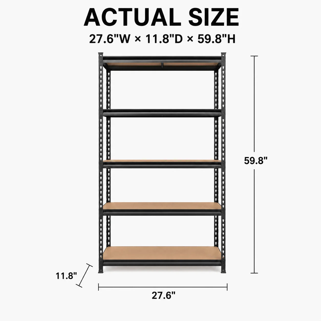 5-Tier Garage Shelving Unit