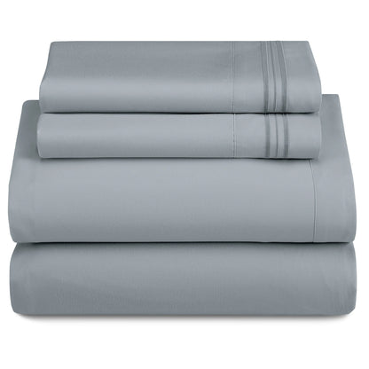 3 Piece Ultra-Soft Microfiber Bed Sheet Set
