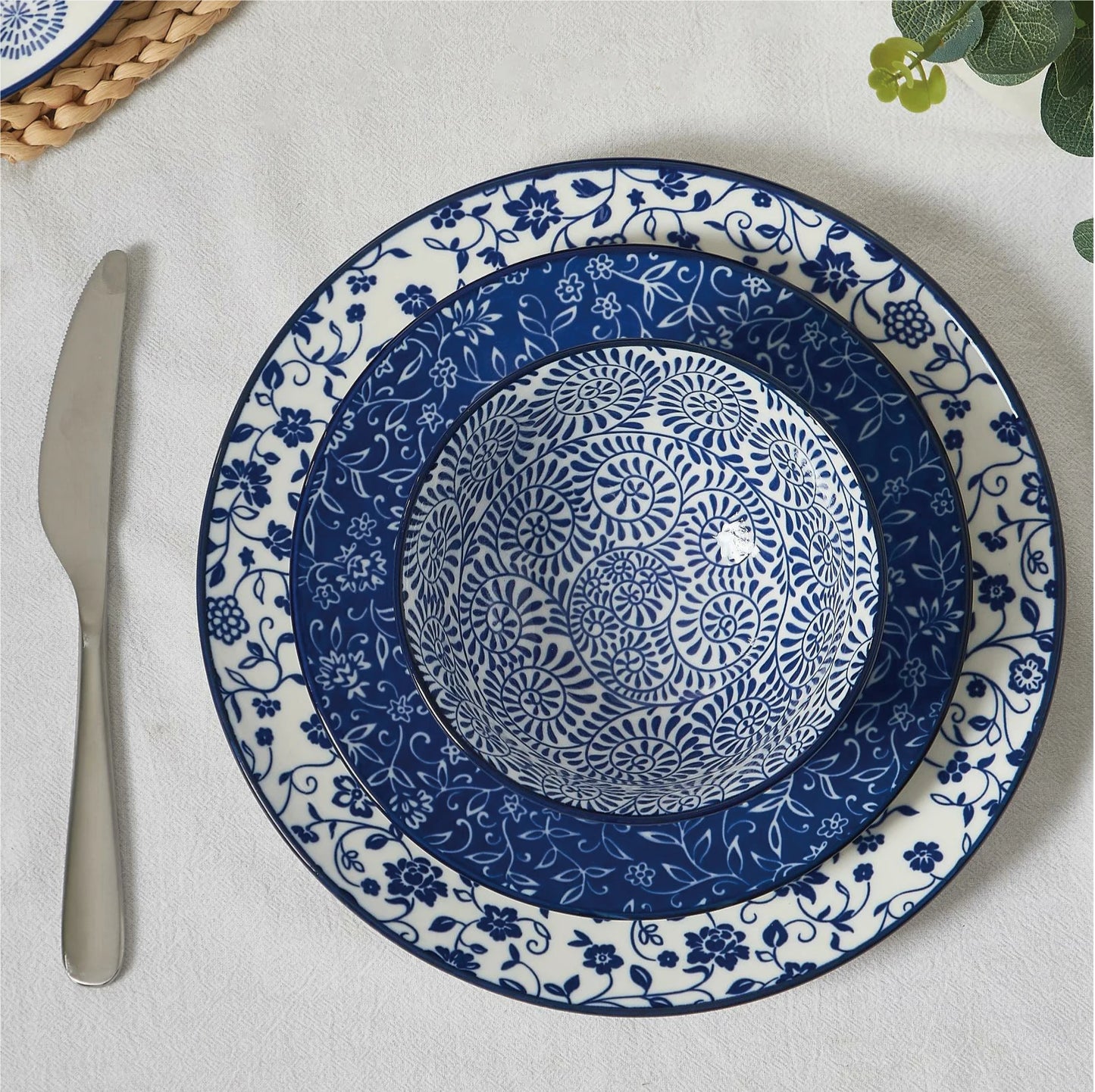 12pcs Dish Set for 4