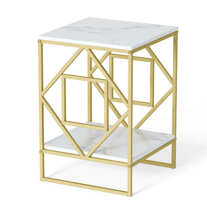Gold Frame Side Table