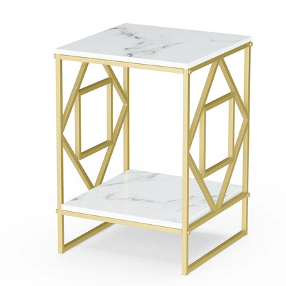 Gold Frame Side Table