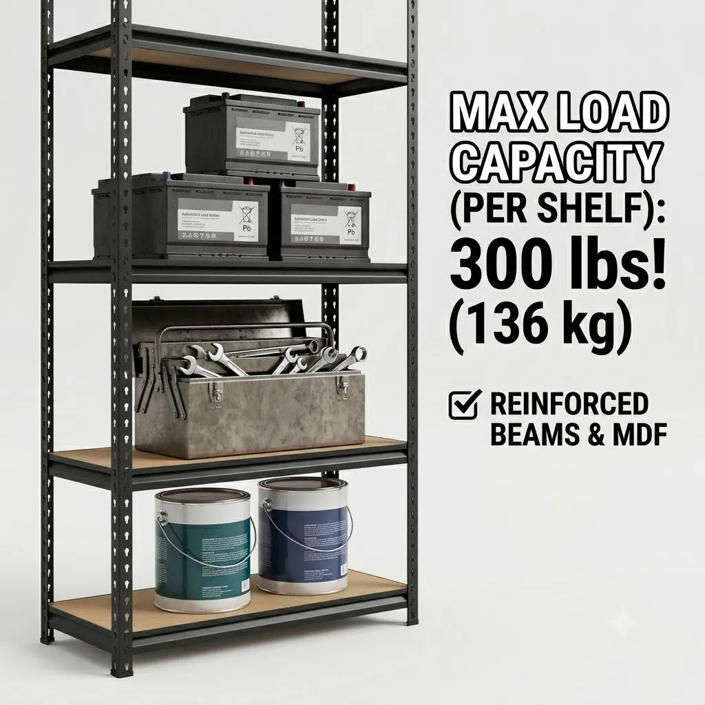 5-Tier Garage Shelving Unit
