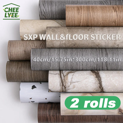 2 Rolls Self-Adhesive Wall and Floor Sticker