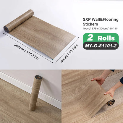 2 Rolls Self-Adhesive Wall and Floor Sticker