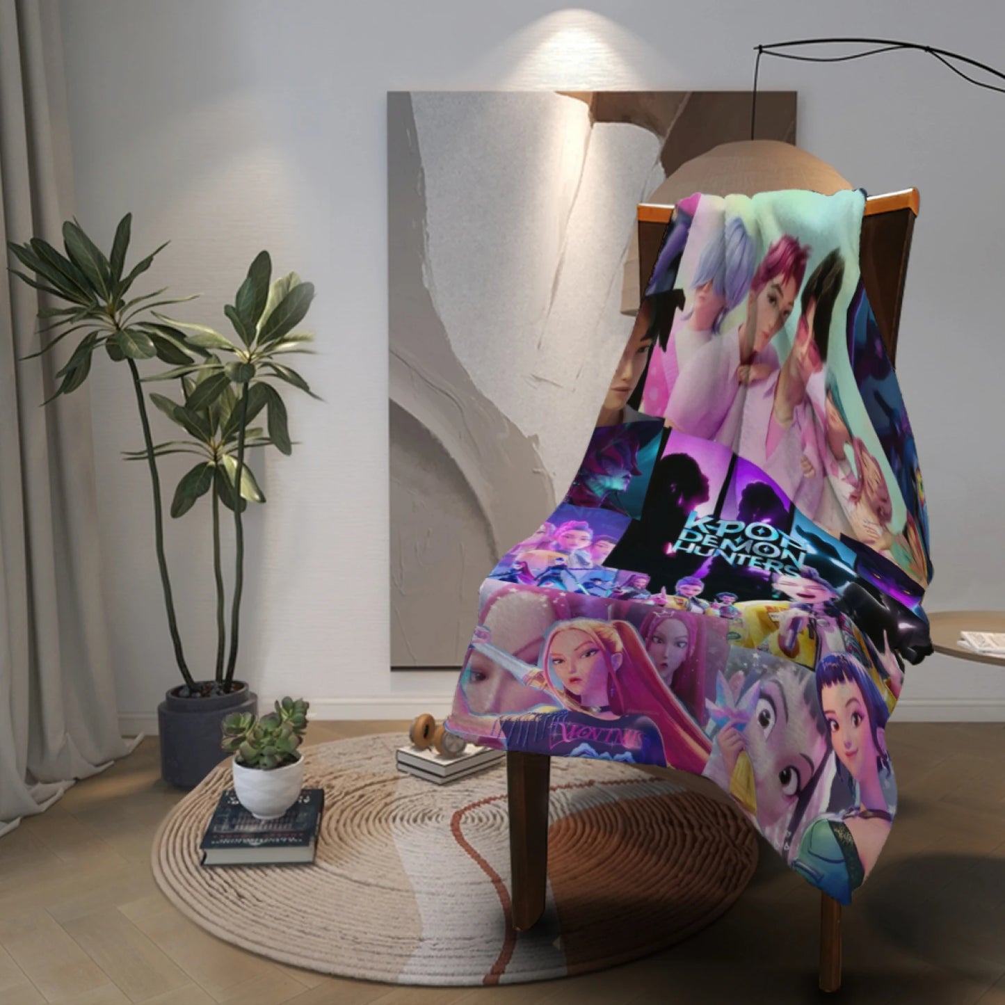 Saja Boys KPop Demon Hunters Blanket