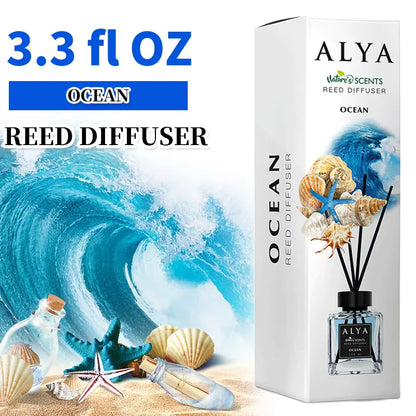 Reed Diffuser Set with 14 Scents & 4 Incense Sticks