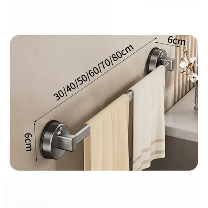 Bathroom Suction Cup Towel Rack