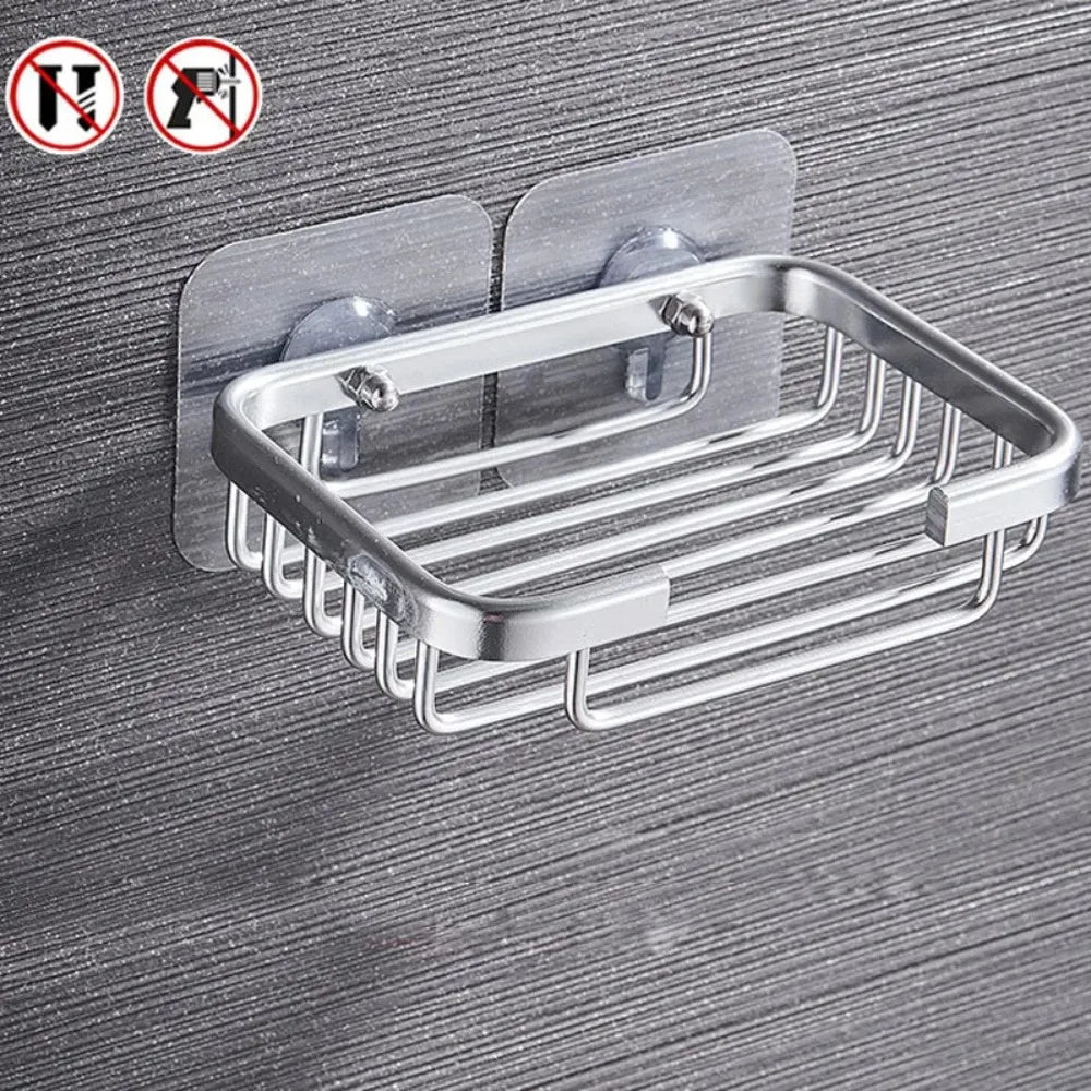 Aluminum Adhesive Soap Dish Holder