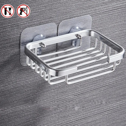 Aluminum Adhesive Soap Dish Holder