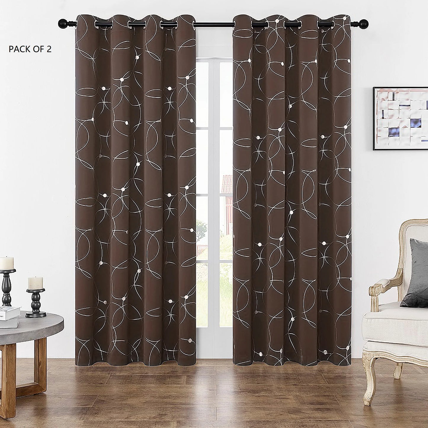 Pack Of 2 Blackout Curtains