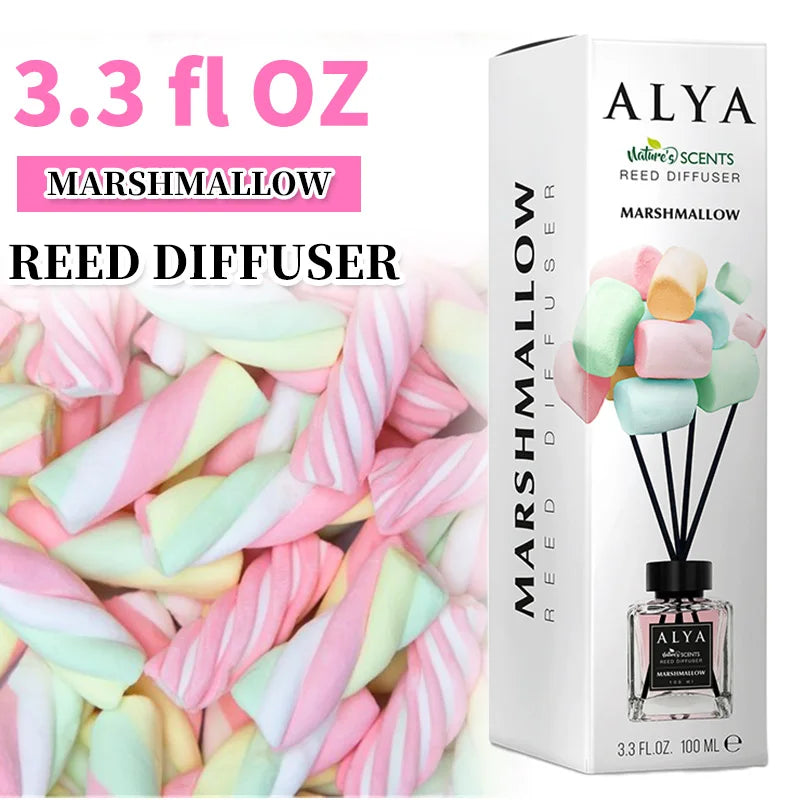 Reed Diffuser Set with 14 Scents & 4 Incense Sticks