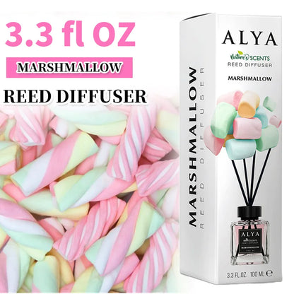 Reed Diffuser Set with 14 Scents & 4 Incense Sticks