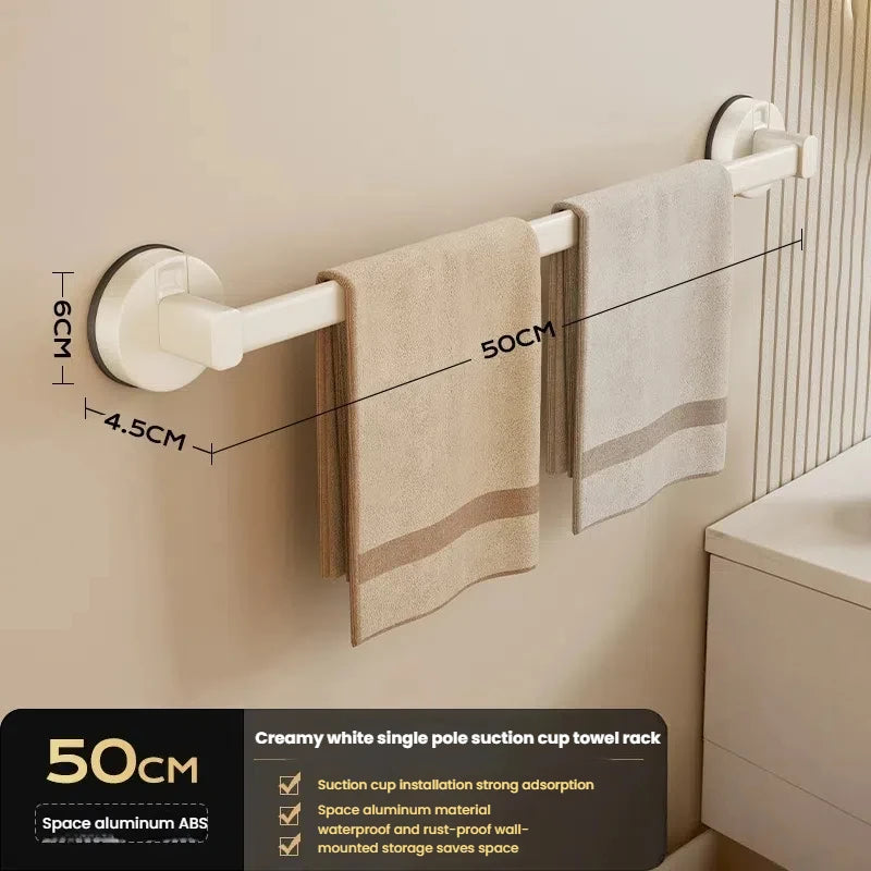 Bathroom Suction Cup Towel Rack