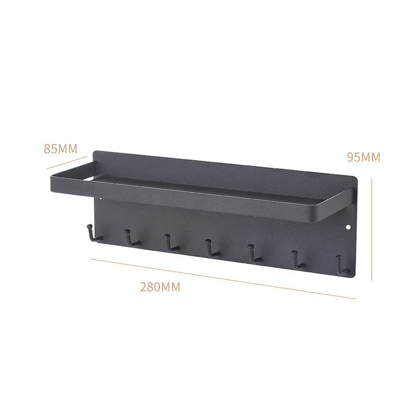 Black/White Carbon Steel Storage Rack