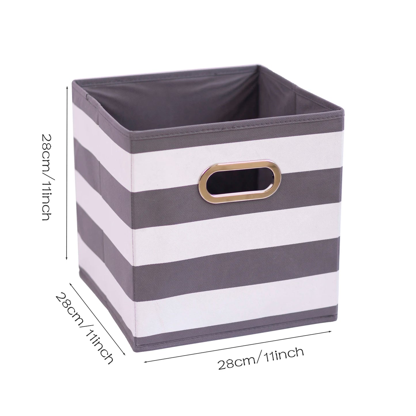 1PC Fabric Cube Organizer with Metal handle