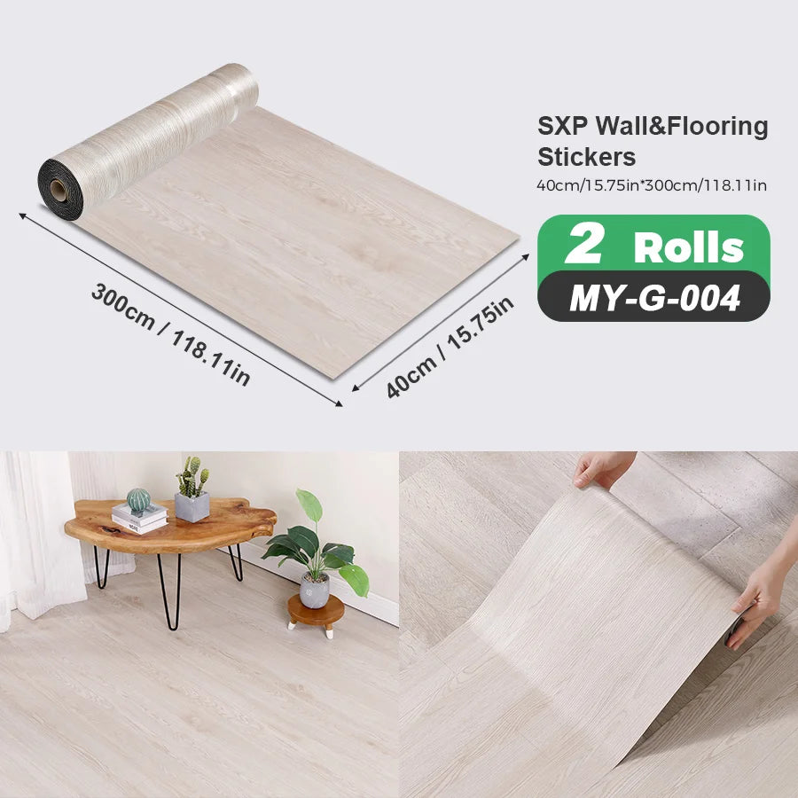 2 Rolls Self-Adhesive Wall and Floor Sticker