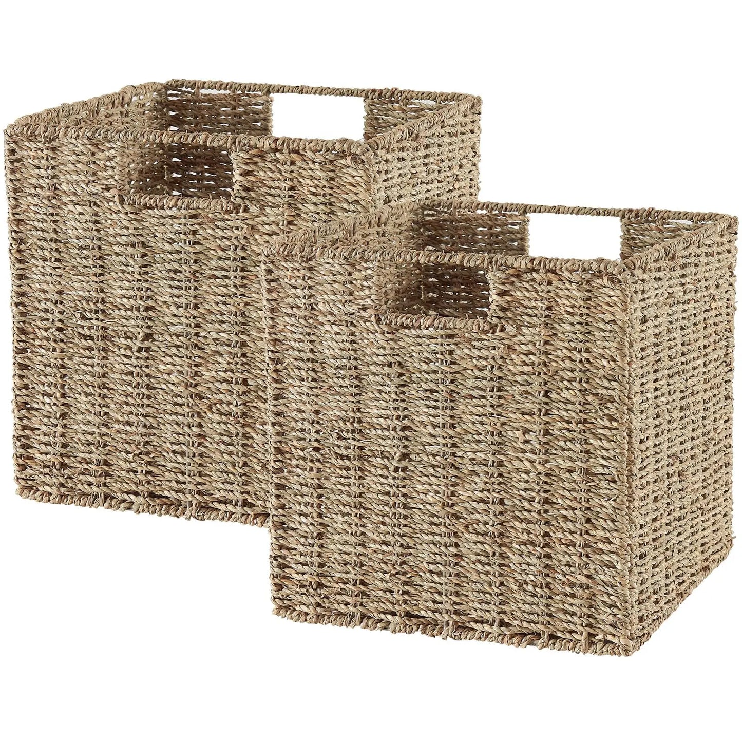 Set of 2/4 Hand-woven Seagrass Storage Baskets